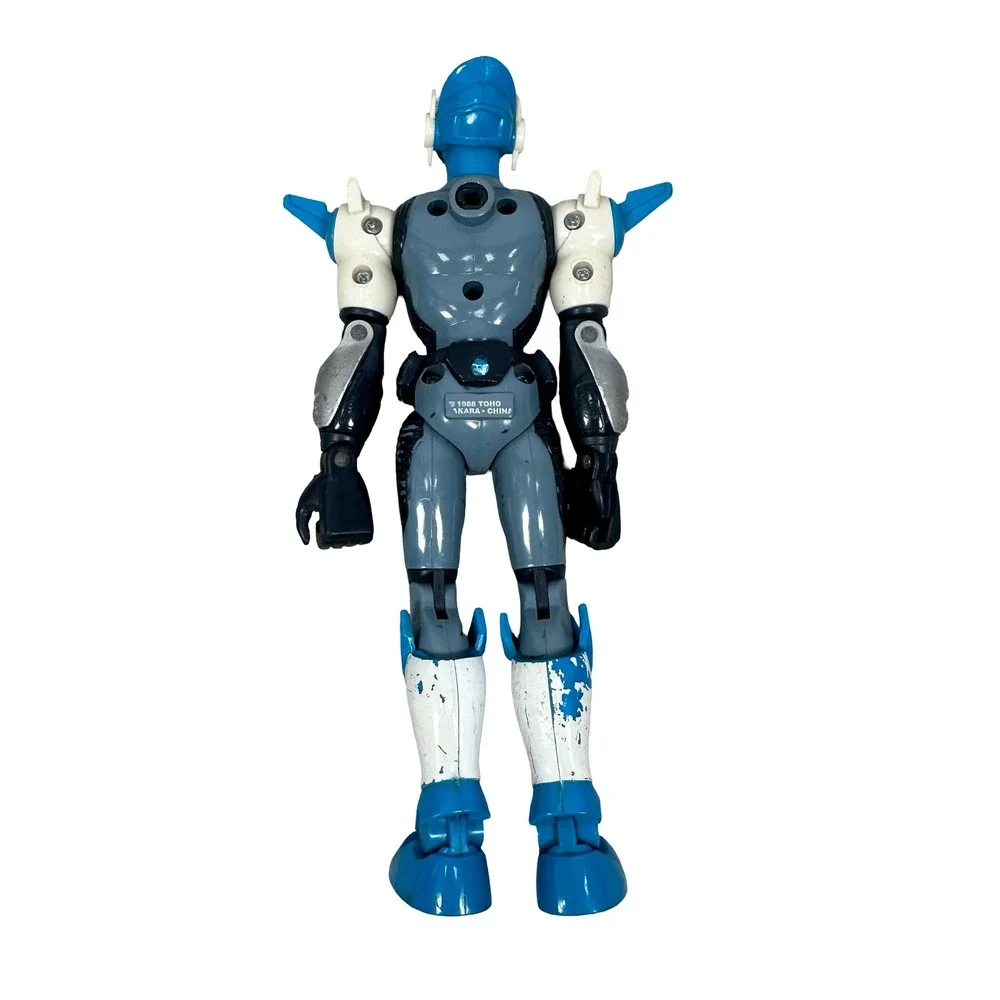 Vintage 1988 Takara Toho Cybercop Mercury Action Figure Blue Gray 8.5 inch